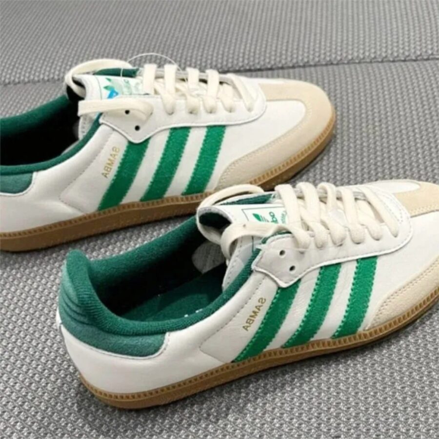 giày adidas samba og 'white green collegiate green' ji3202