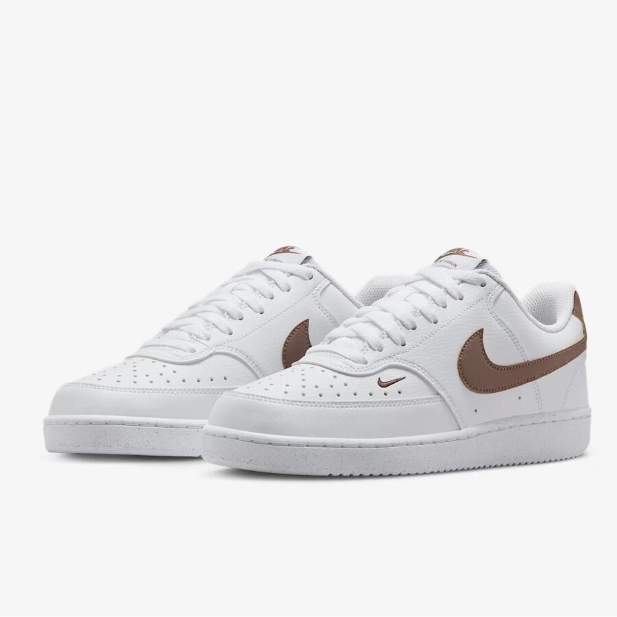 giày nike court vision low 'white mink brown' fv9952-103