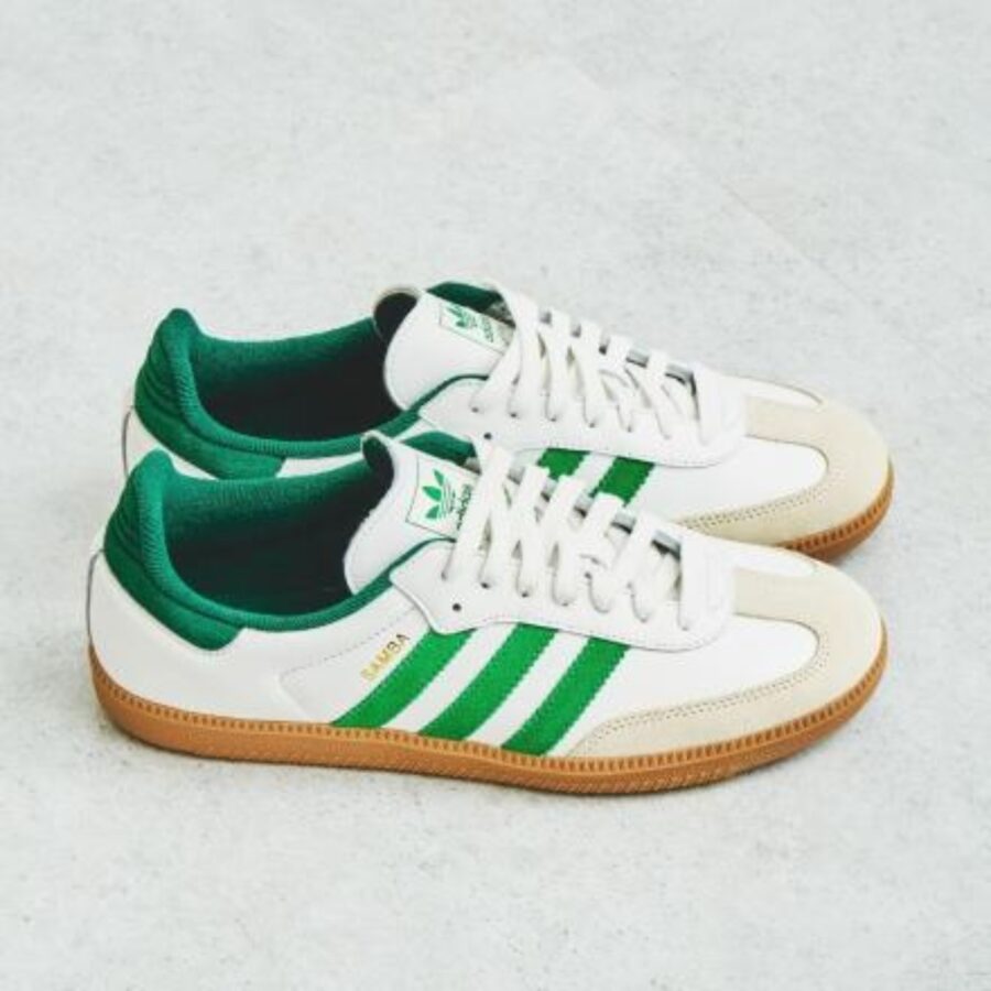 giày adidas samba og 'white green collegiate green' ji3202