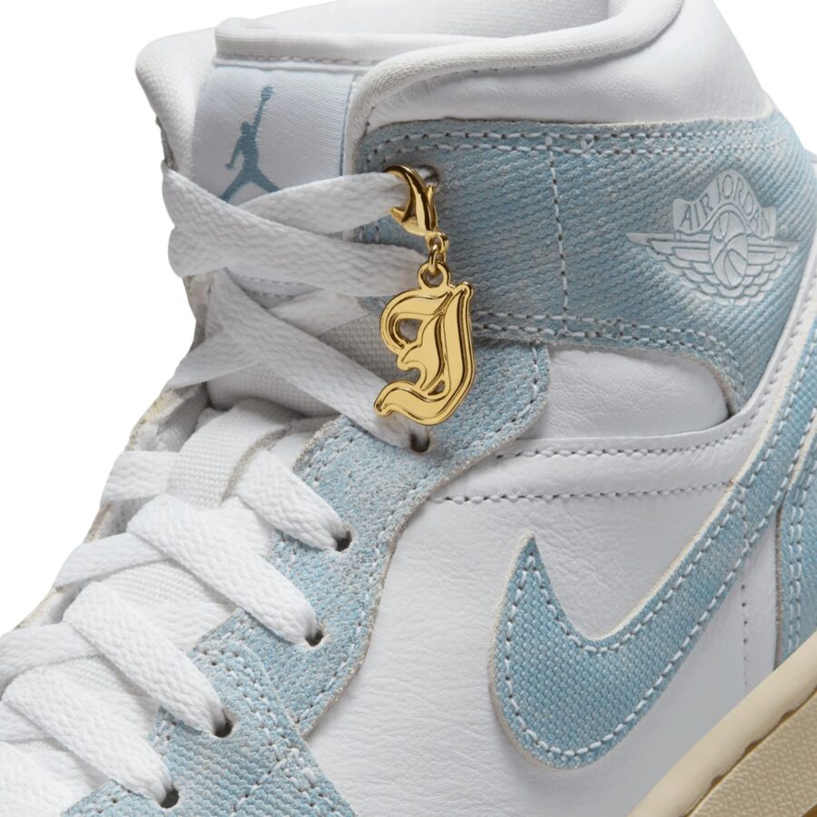 giày air jordan 1 mid se 'denim gold' hq2005-100