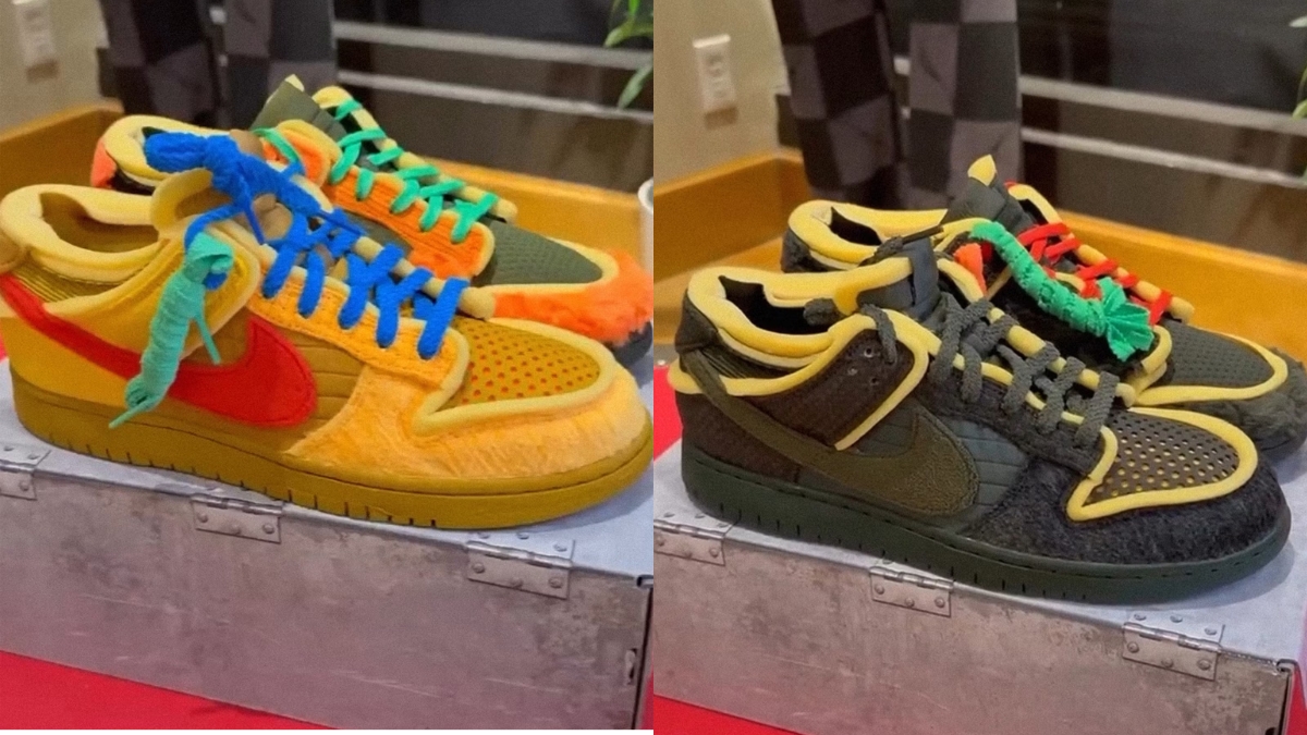 cpfm x nike dunk swamp sponge