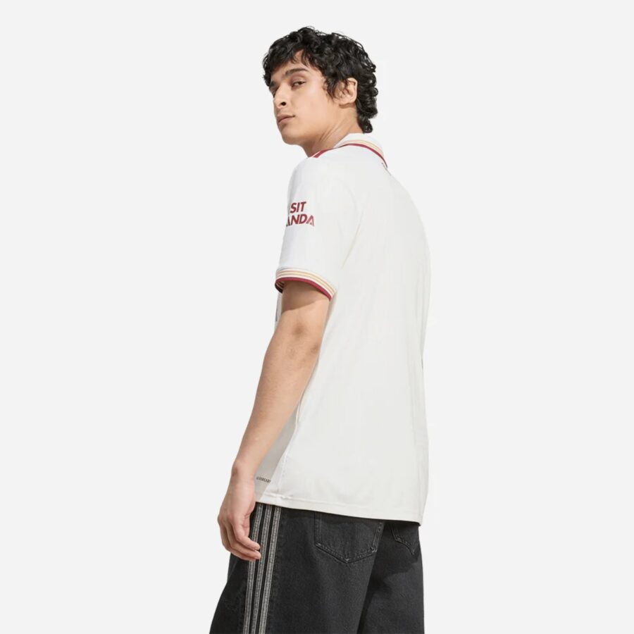 áo adidas arsenal sân thứ ba mùa giải 2526 'white' ji9556