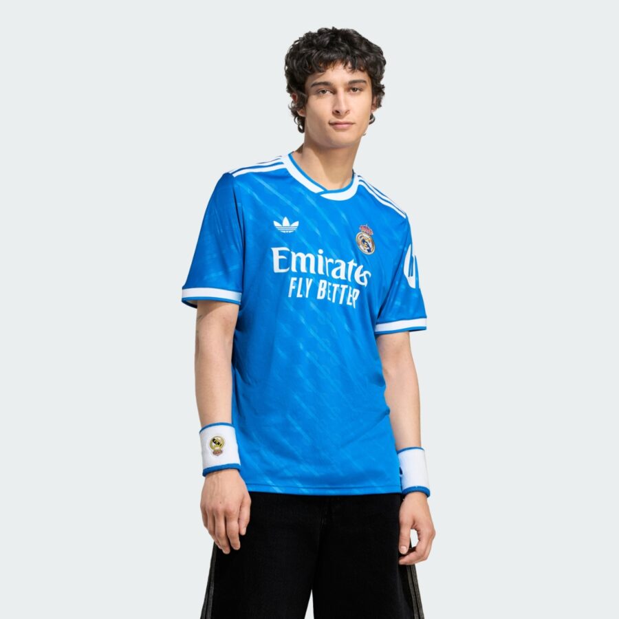 áo adidas real madrid 2526 third jersey 'blue bird' jv5845