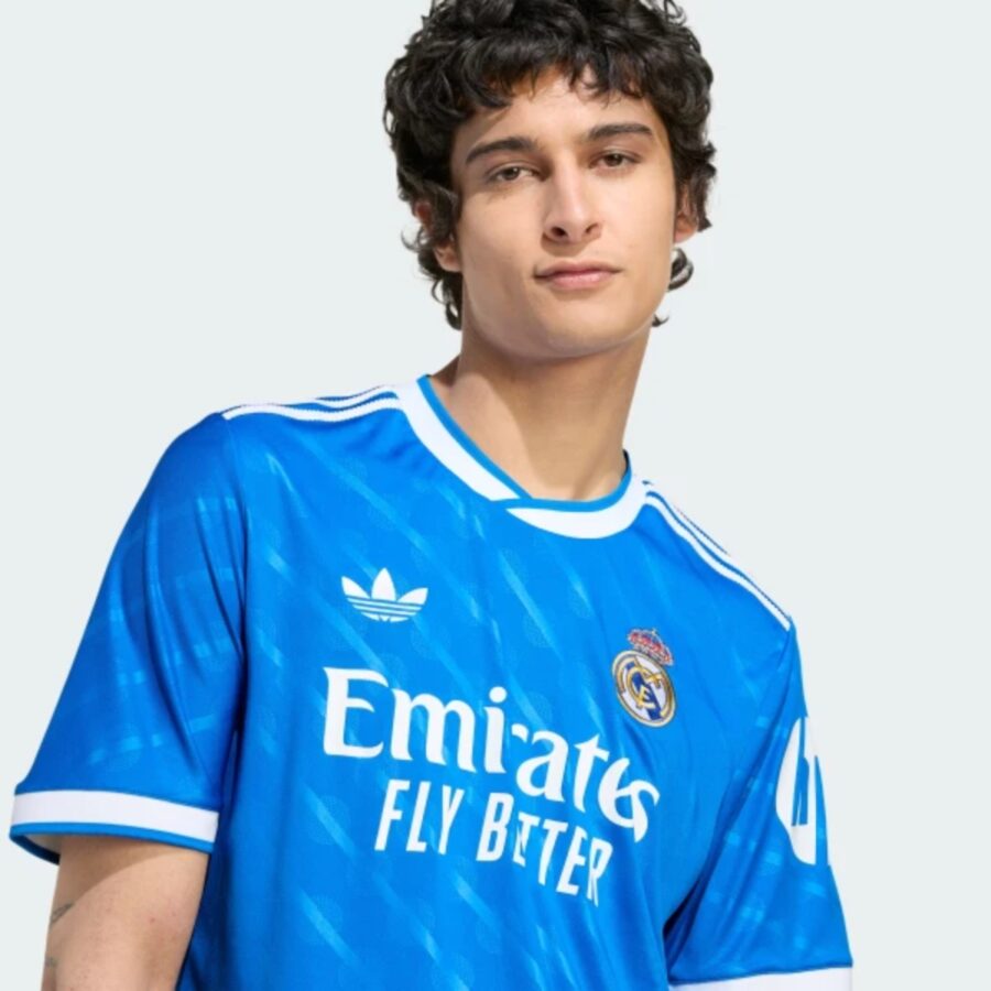 áo adidas real madrid 2526 third jersey 'blue bird' jv5845
