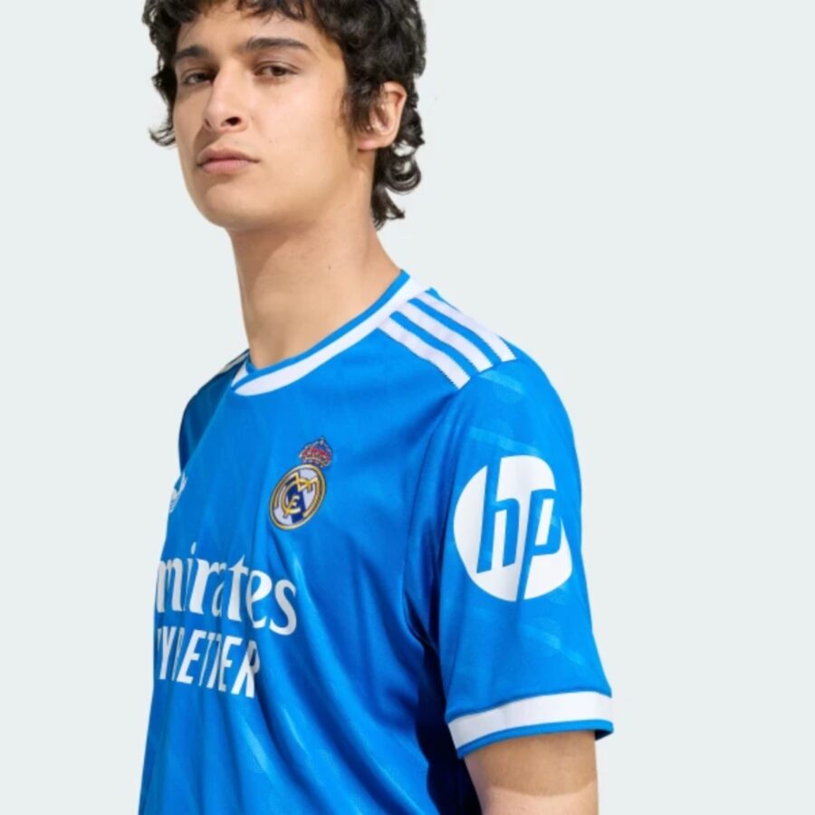 áo adidas real madrid 2526 third jersey 'blue bird' jv5845