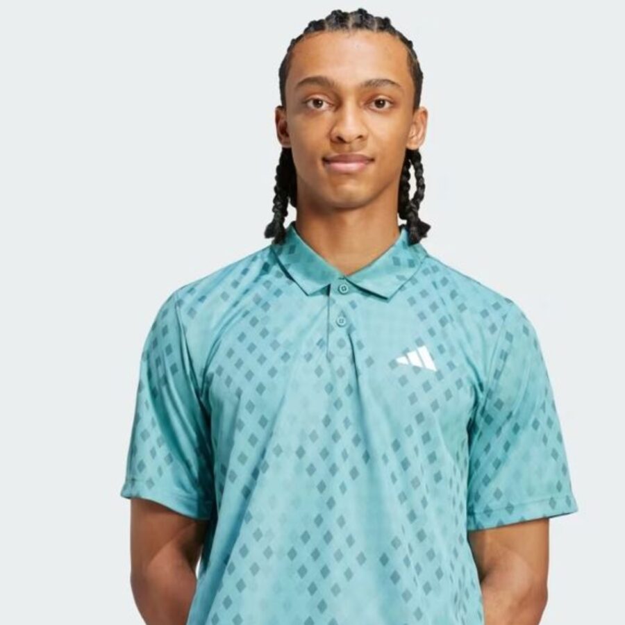 áo tennis/pickleball adidas polo club climacool 'powder teal' jm1203
