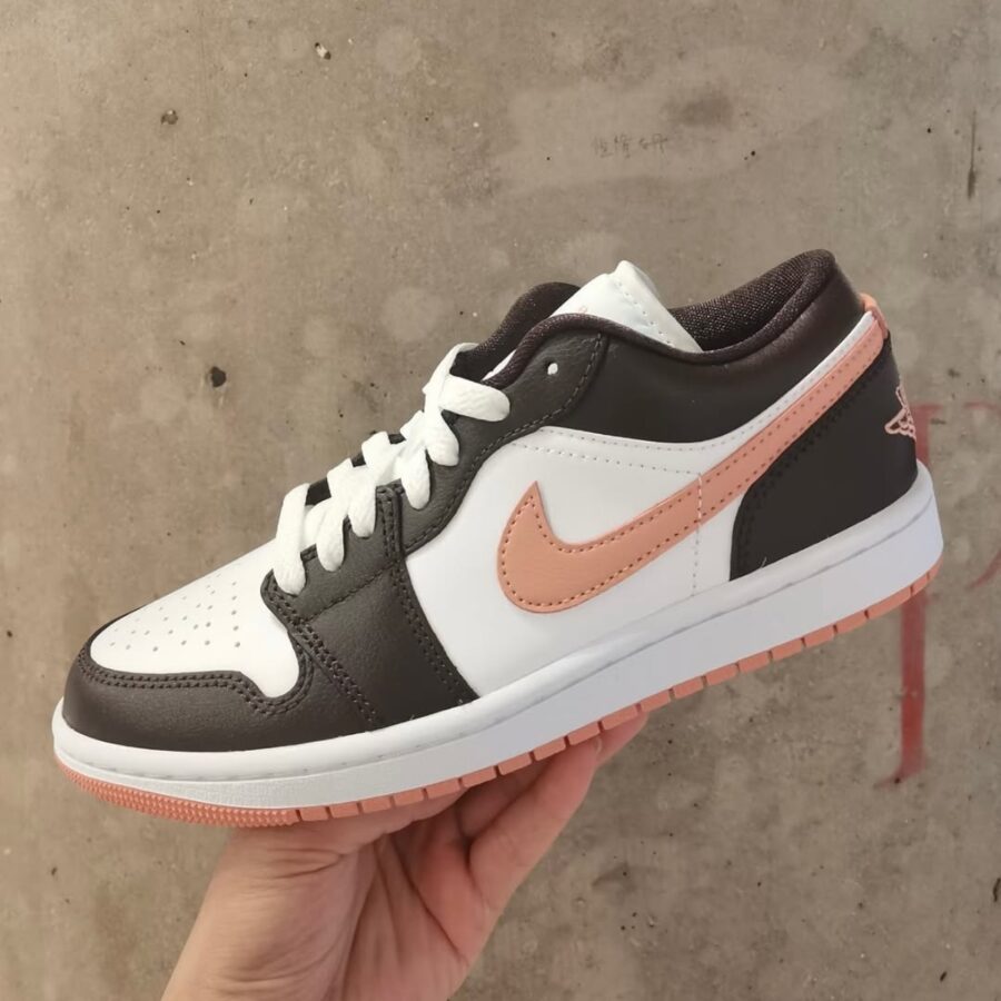 giày air jordan 1 low ‘brown pink’ dc0774-182