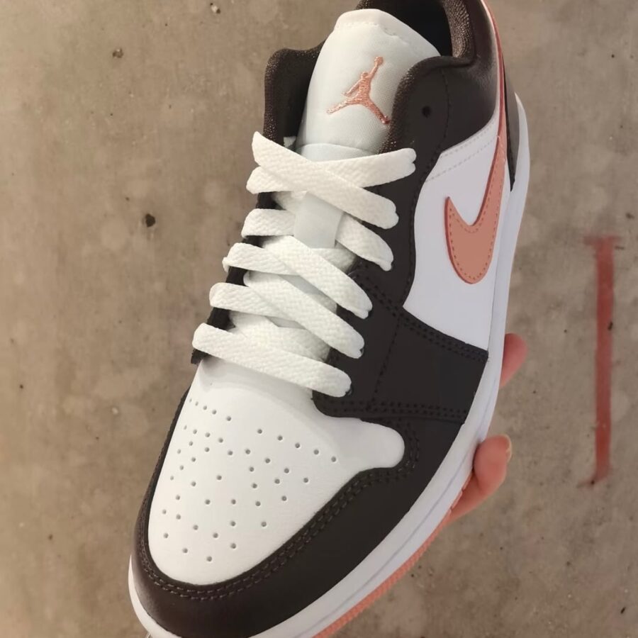 giày air jordan 1 low ‘brown pink’ dc0774-182