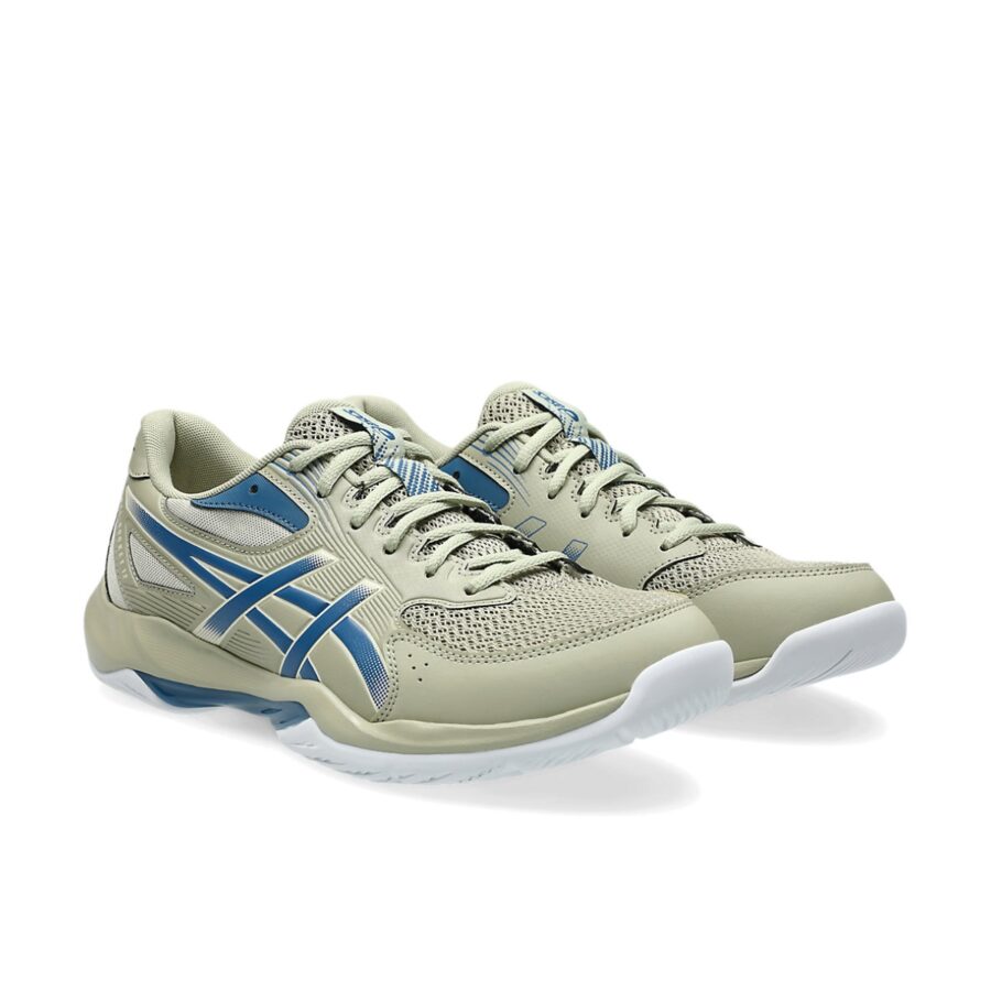 giày tennis/pickleball asics gel-rocket 12 'khaki winter sea' 1071a116-301