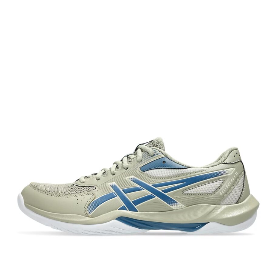giày tennis/pickleball asics gel-rocket 12 'khaki winter sea' 1071a116-301