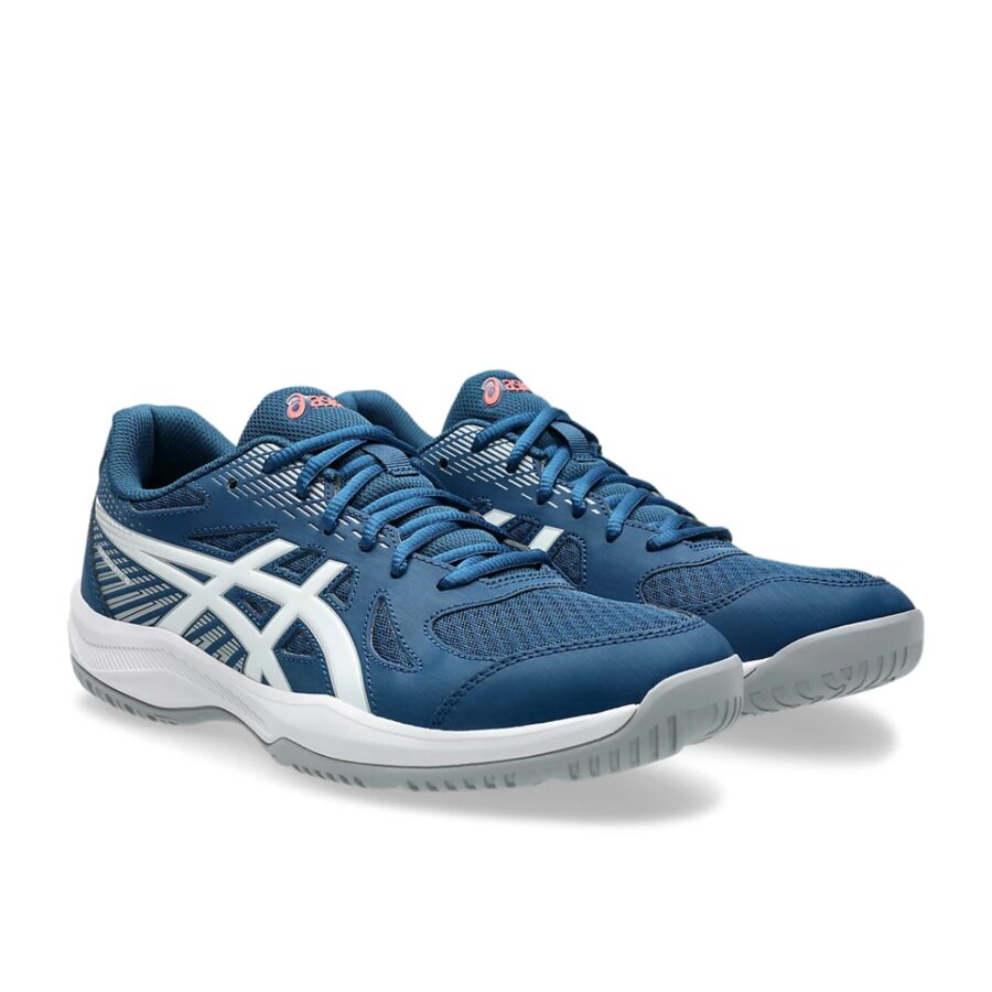 giày tennis/pickleball asics upcourt 6 'mako blue white' 1071a104-402