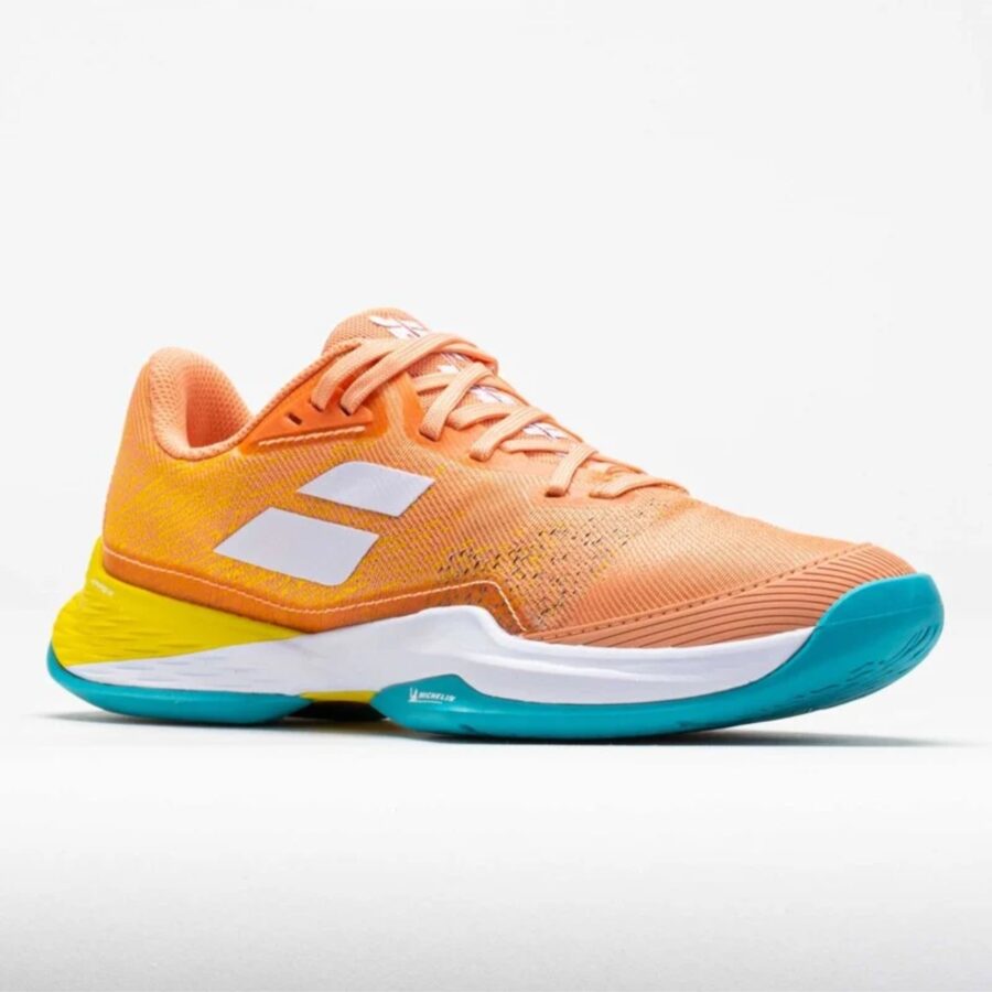 giày babolat jet mach 3 ‘clay coral gold’ 31s24630-6018