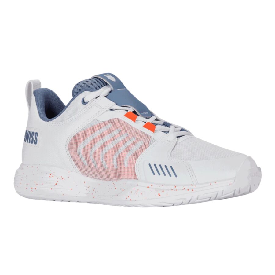 giày k-swiss ultrashot team 'white/infinity/scarlet ibis' 07395-155-m