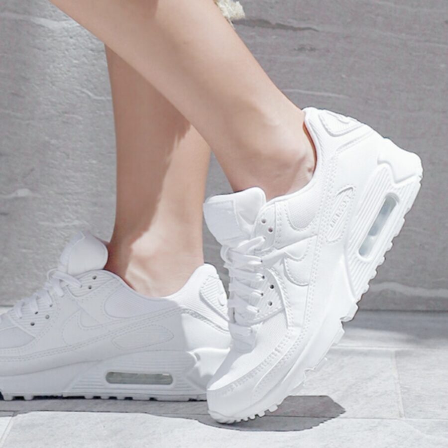 giày nike air max 90 ‘triple white’ dh8010-100