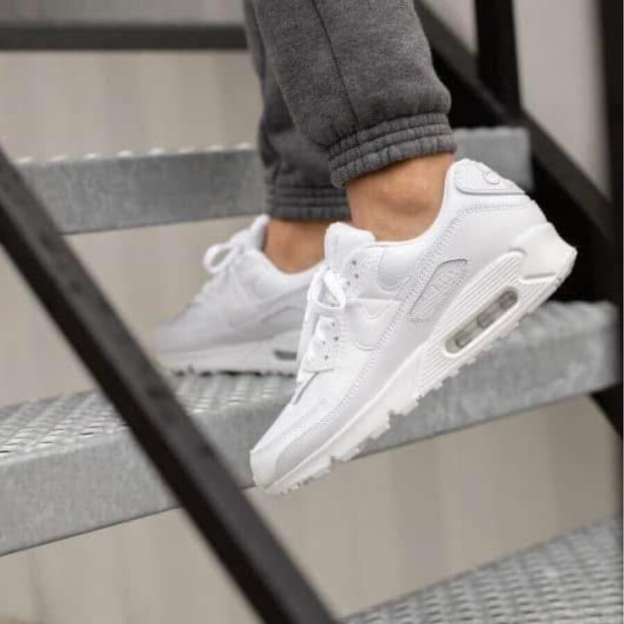 giày nike air max 90 ‘triple white’ dh8010-100