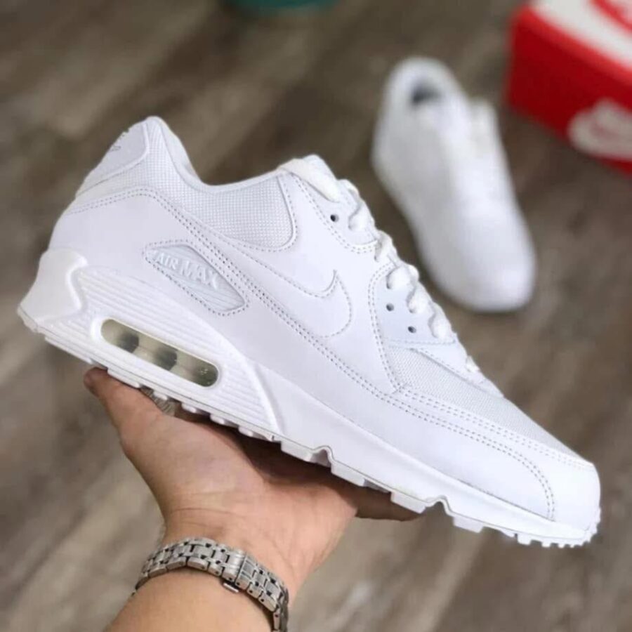giày nike air max 90 ‘triple white’ dh8010-100