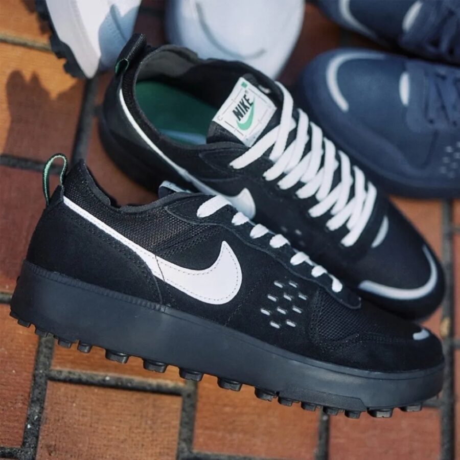 giày nike c1ty black summit white (gs) hq0028-001