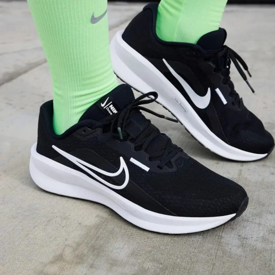 giày nike downshifter 13 'black white' fd6454-001