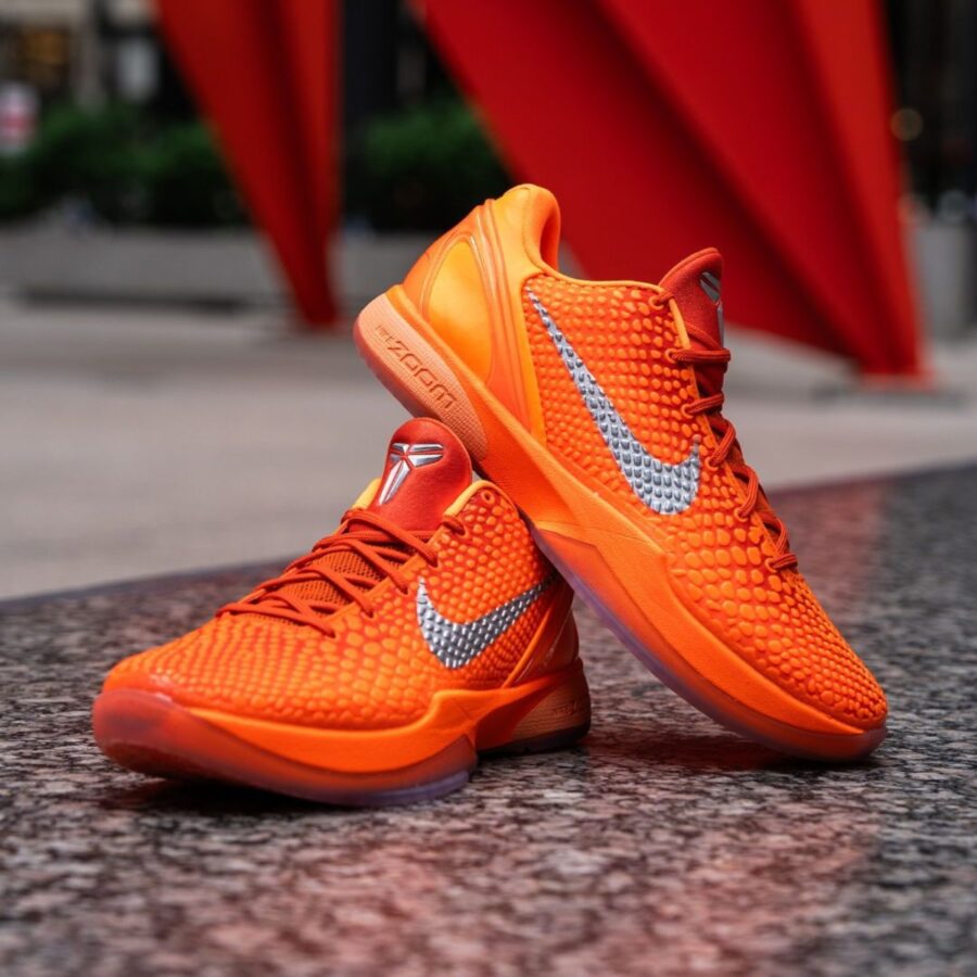 giày nike zoom kobe 6 protro 'total orange' ih1871-800