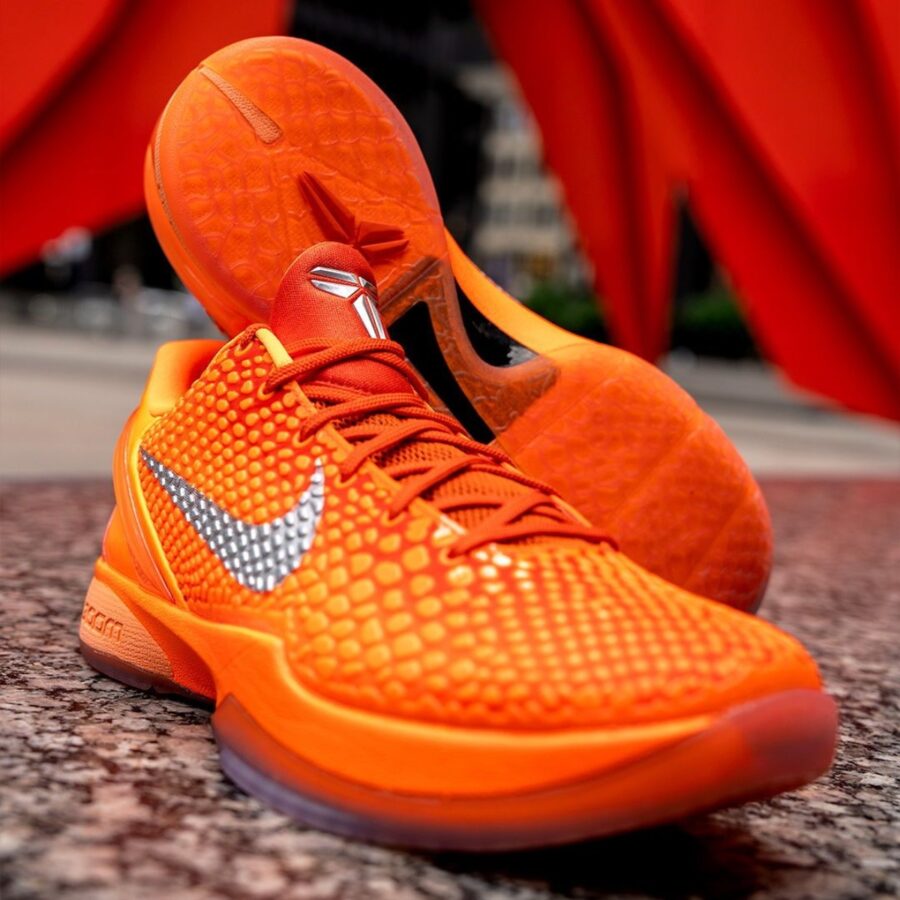 giày nike zoom kobe 6 protro 'total orange' ih1871-800