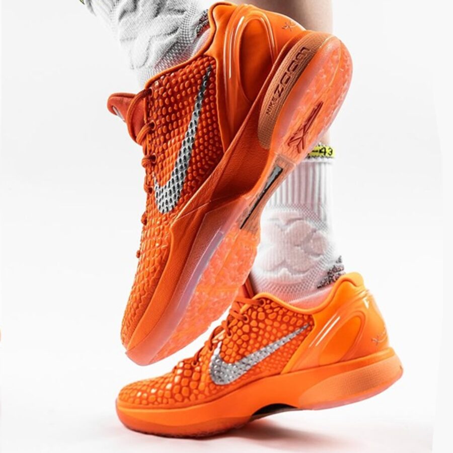 giày nike zoom kobe 6 protro 'total orange' ih1871-800