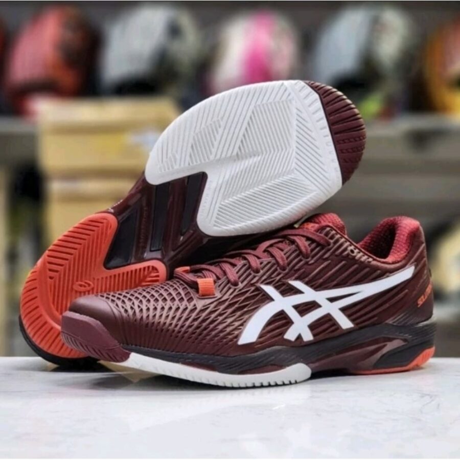 giày tennis/pickleball asics solution speed ff 2 'antique red' 1041a182-602