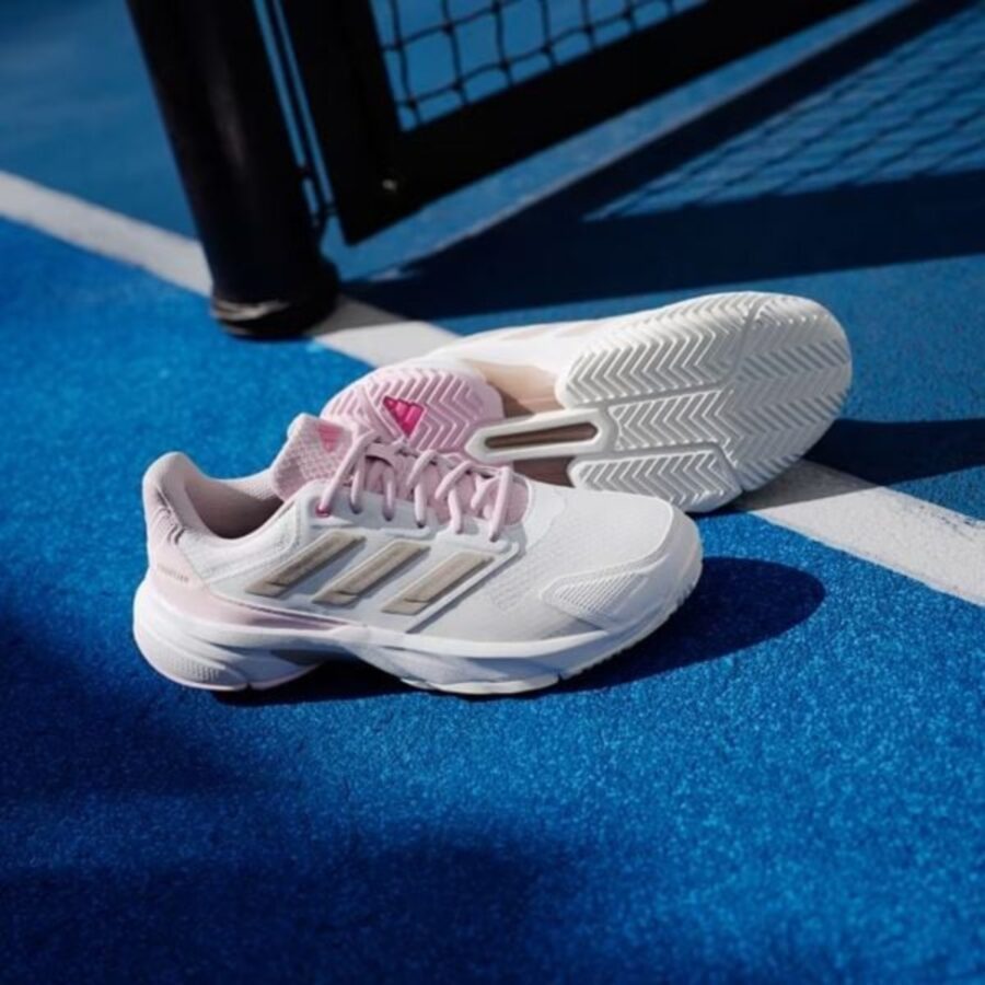 giày tennis/pickleball adidas courtjam control 3 'cloud white' jp9739