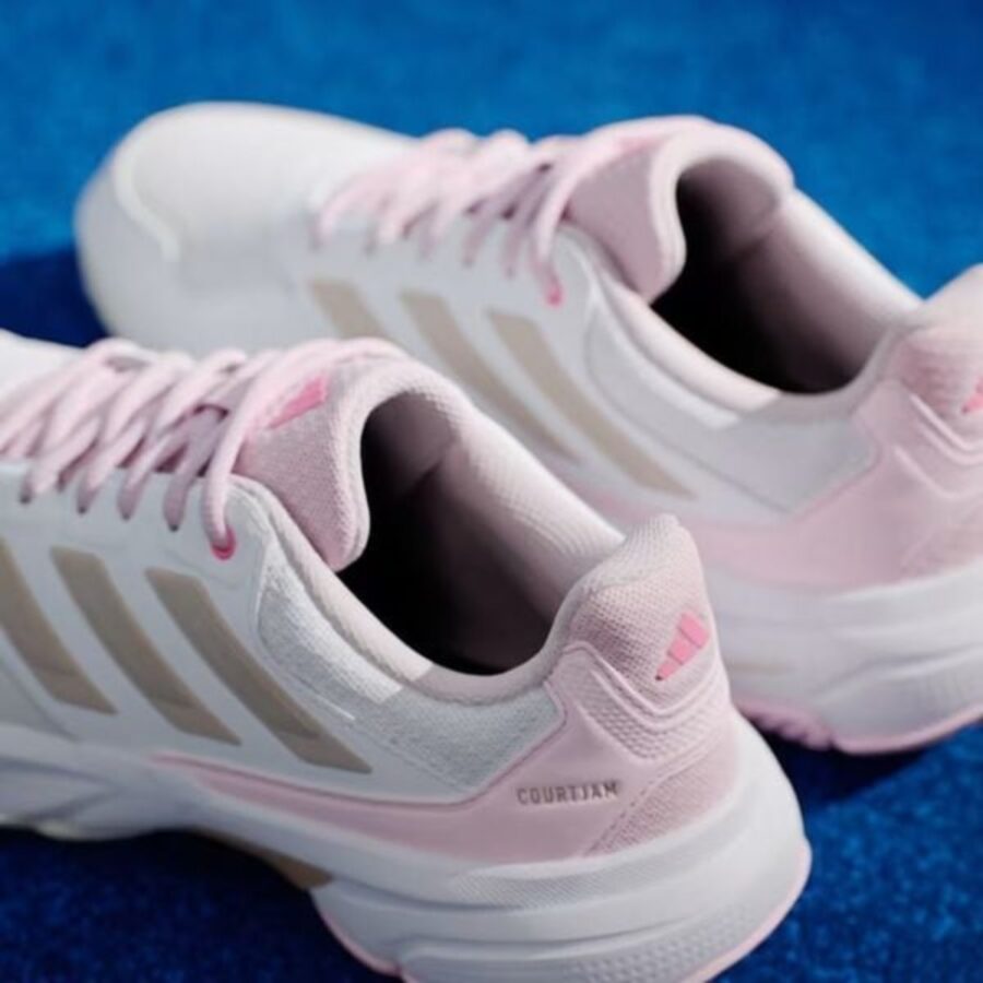 giày tennis/pickleball adidas courtjam control 3 'cloud white' jp9739