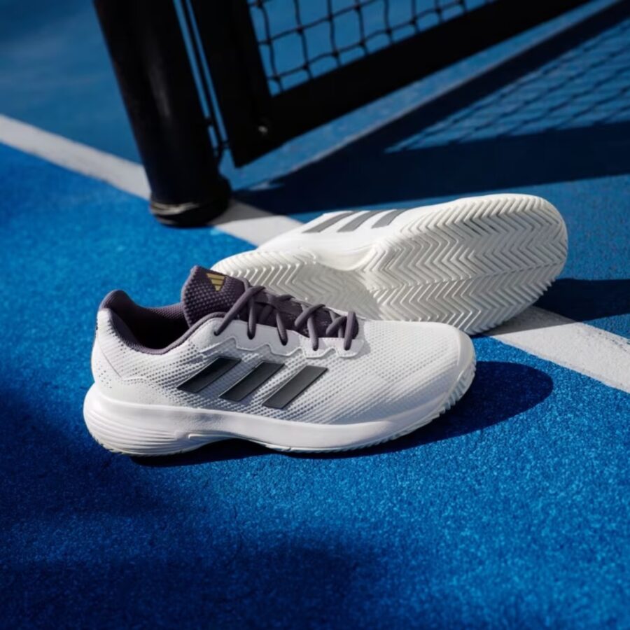 giày tennis/pickleball adidas gamecourt 2.0 'core white' js1949