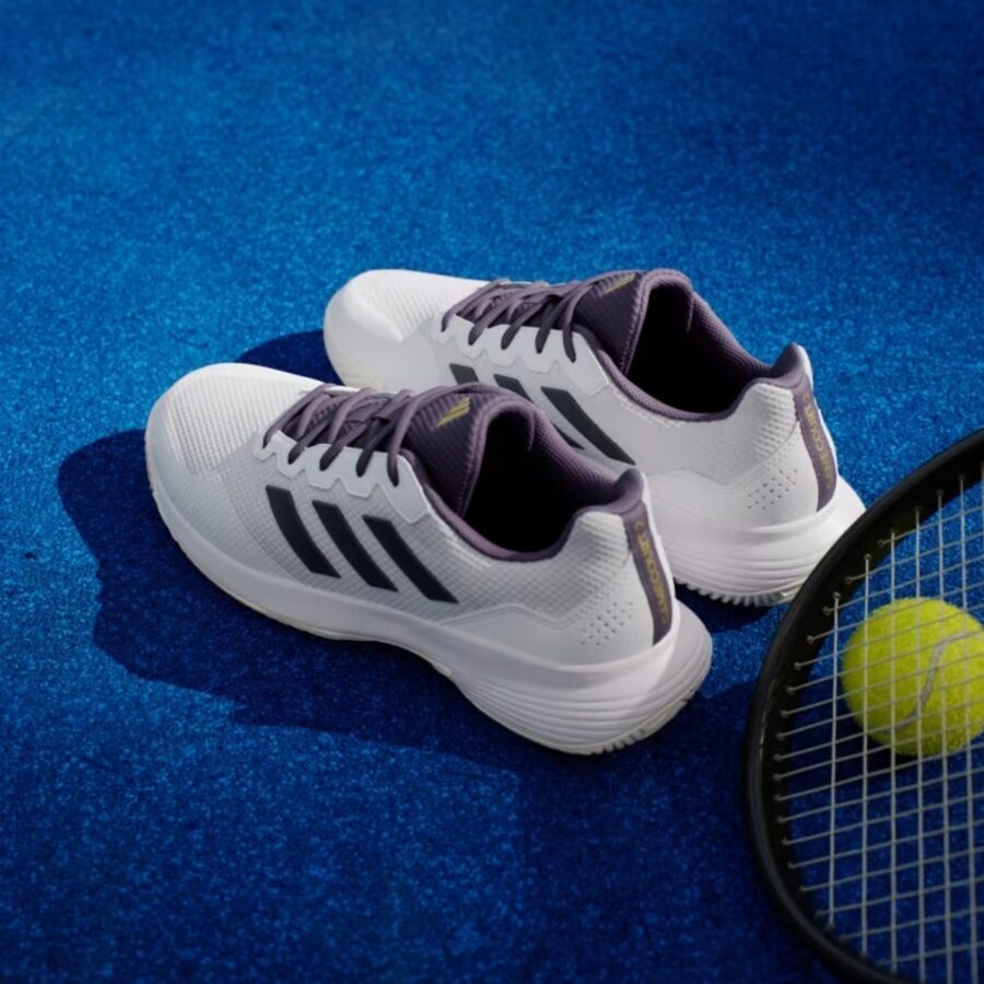 giày tennis/pickleball adidas gamecourt 2.0 'core white' js1949