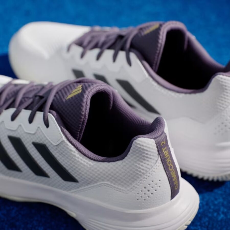 giày tennis/pickleball adidas gamecourt 2.0 'core white' js1949