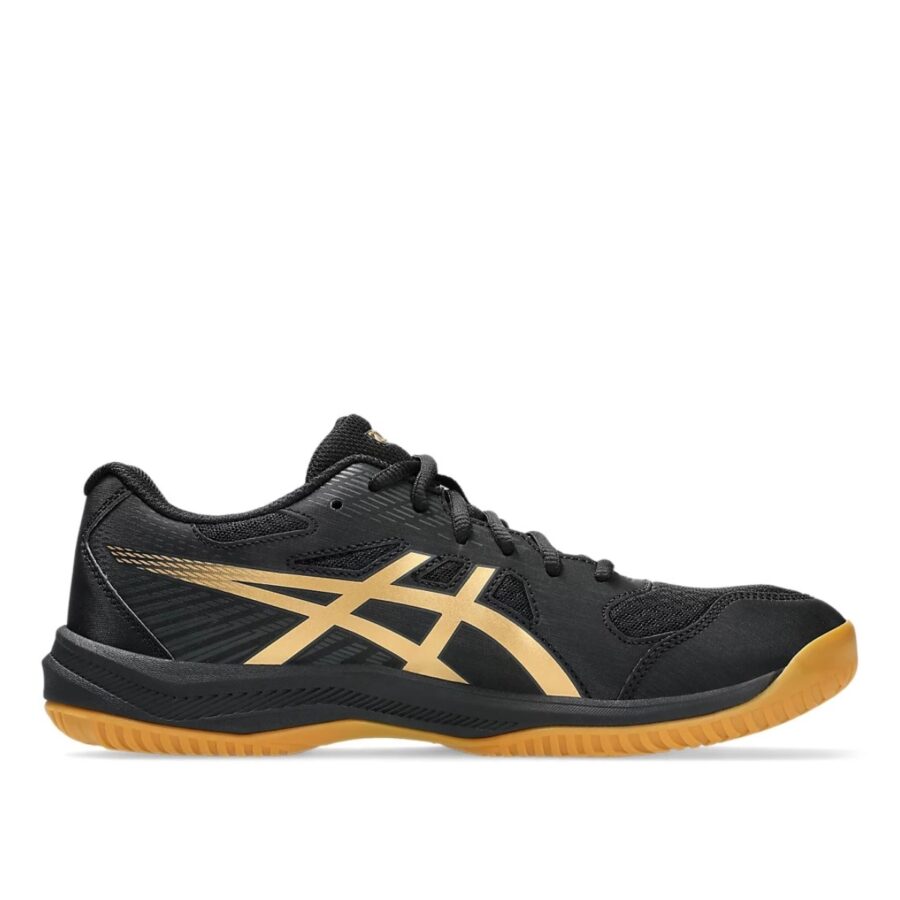 giày tennis/pickleball asics upcourt 6 'black gold' 1071a104-002
