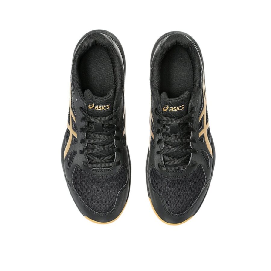 giày tennis/pickleball asics upcourt 6 'black gold' 1071a104-002