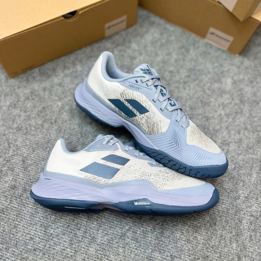 giày tennis/ pickleball babolat jet mach 3 ac ‘white dark grey’ 3a0s25b629-1107
