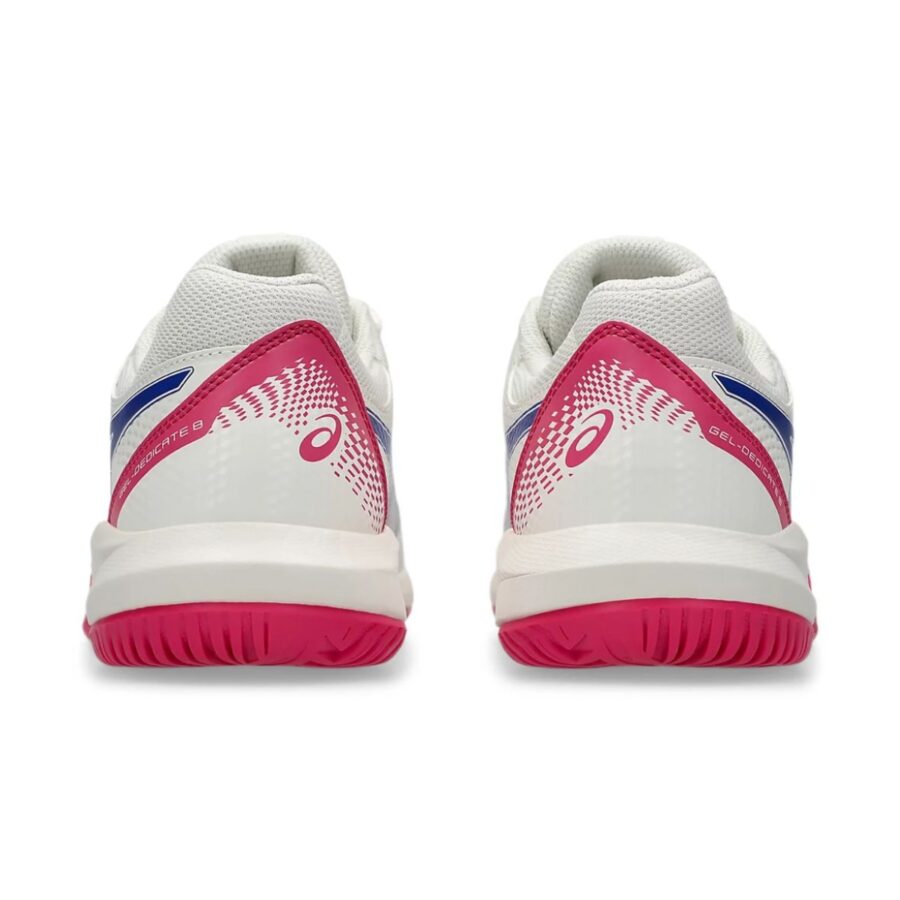 giày tennis/pickleball asics gel-dedicate 8 'cream/dark cobalt' 1042a237-105