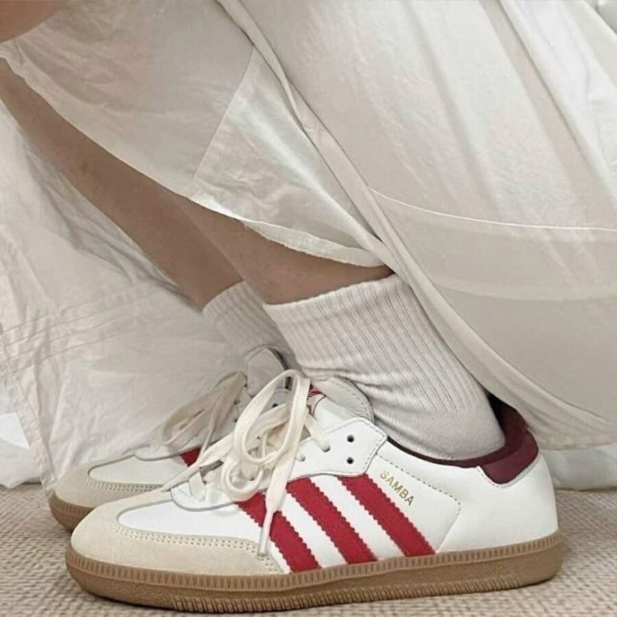 giày adidas samba 'white better scarlet' ji3201