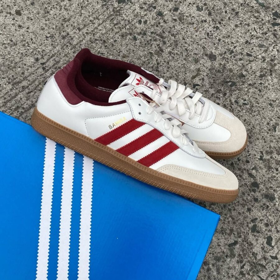 giày adidas samba 'white better scarlet' ji3201