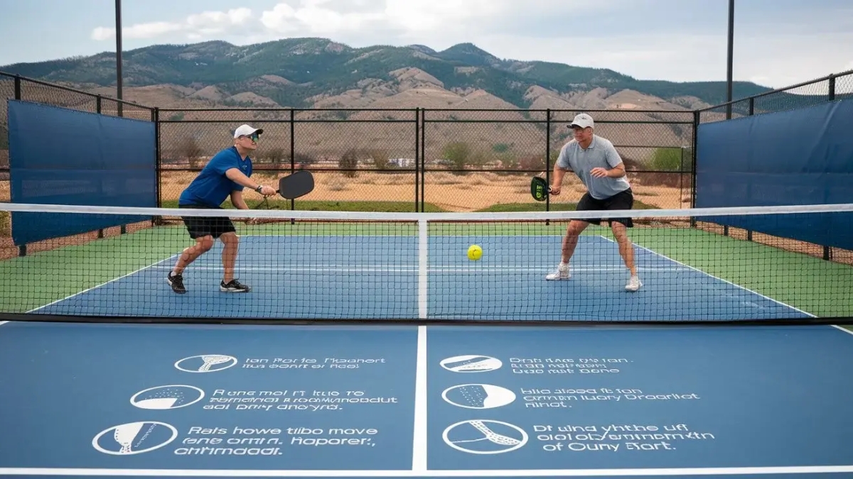 hướng dẫn chi tiết luật line call trong pickleball