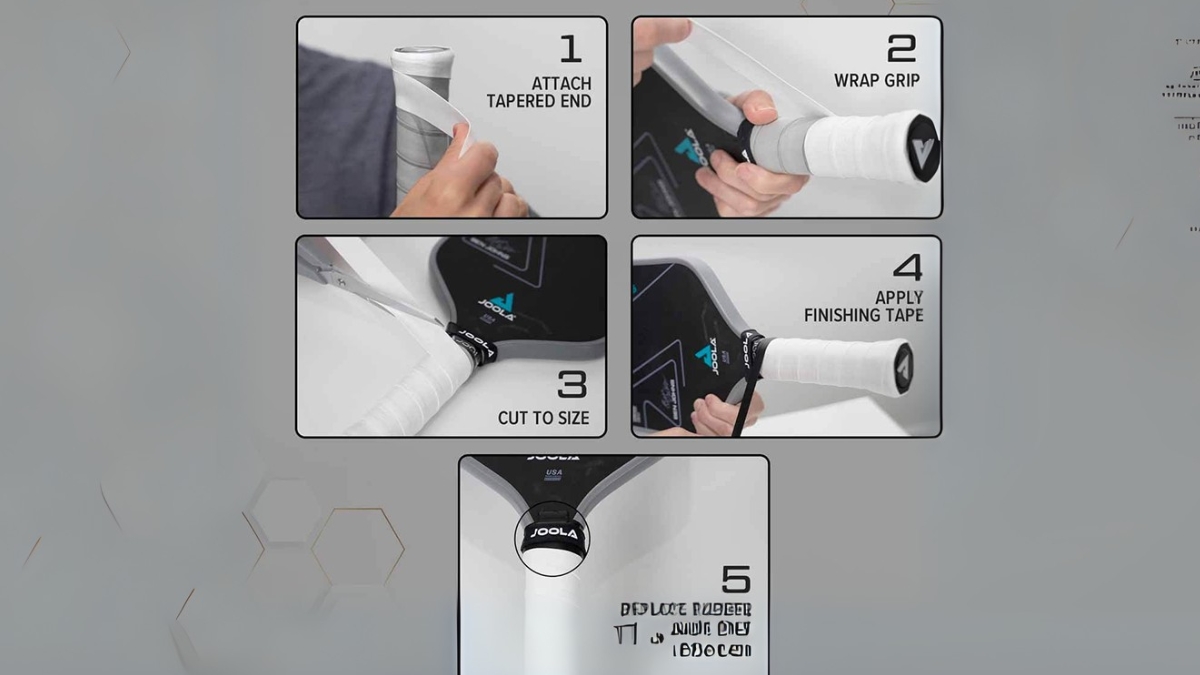 hướng dẫn cách quấn cán vợt pickleball chống trượt và êm tay