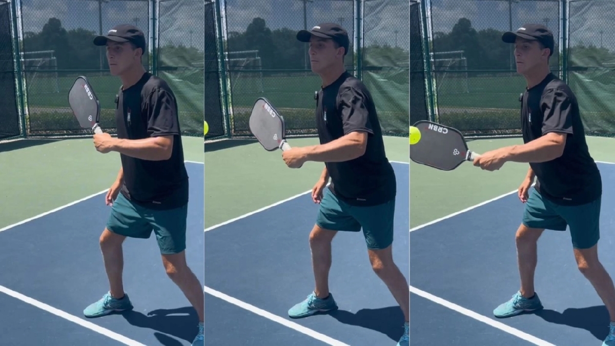 kỹ năng phản xạ nhanh ở ngay vạch bếp pickleball