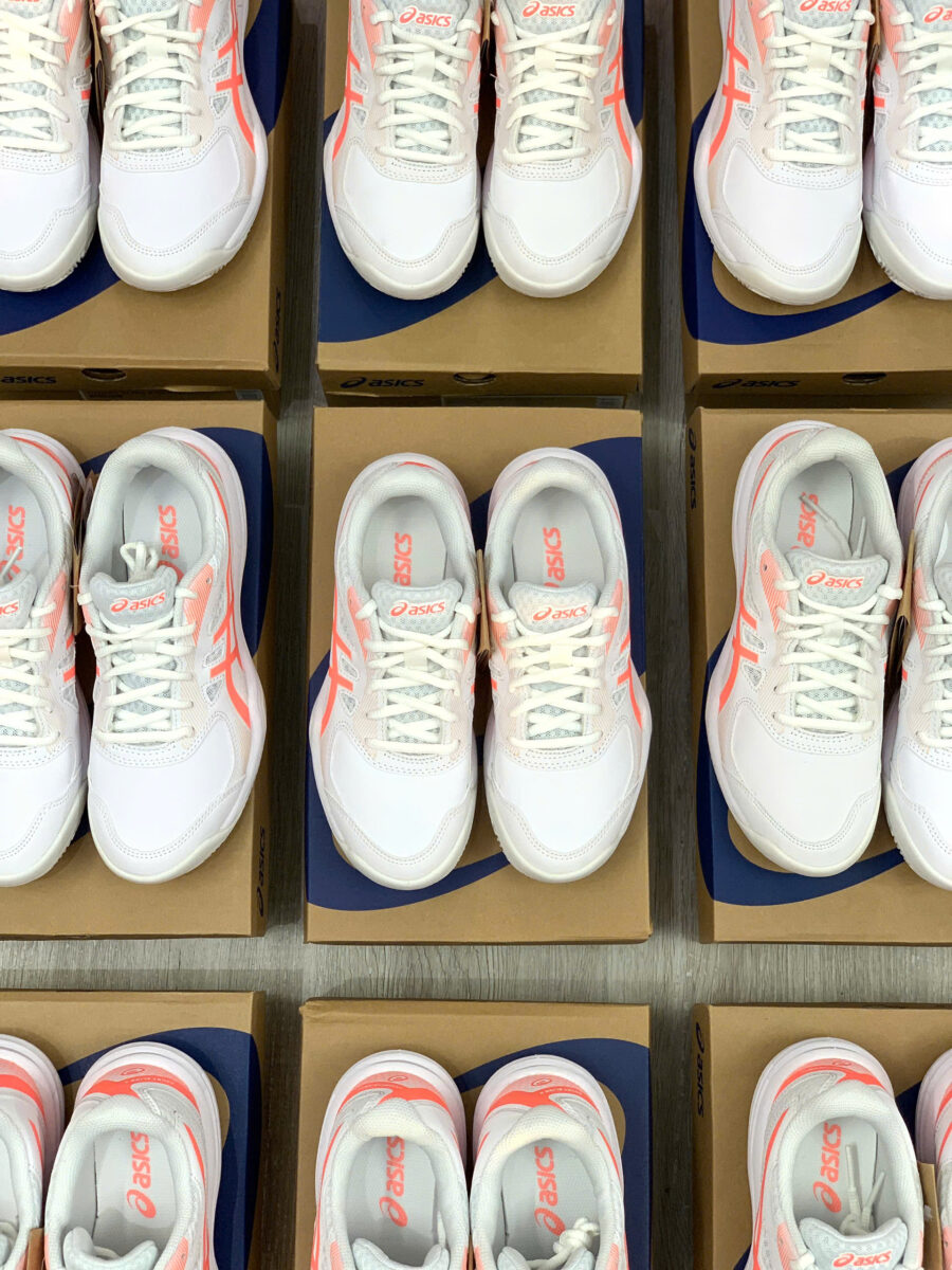 giày tennis/pickleball asics court slide 3 clay oc 'white sun coral' 1042a230-102