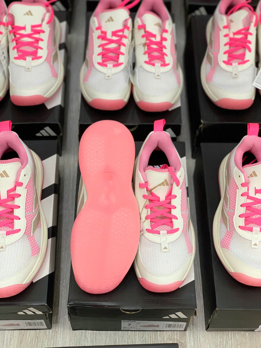 giày tennis/pickleball adidas avaflash low ''lucid pink'' jp9741