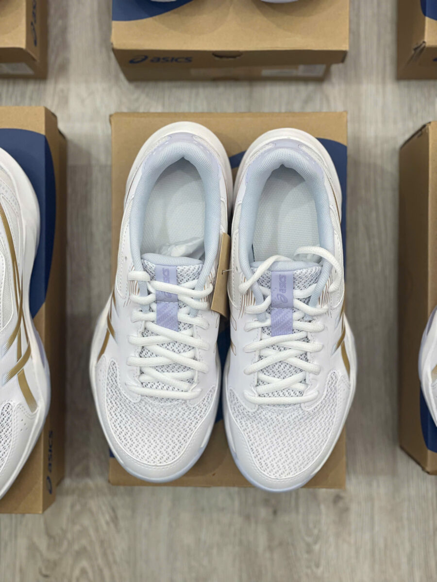 giày tennis/pickleball asics gel-rocket 12 'white champagne' 1072a119-102
