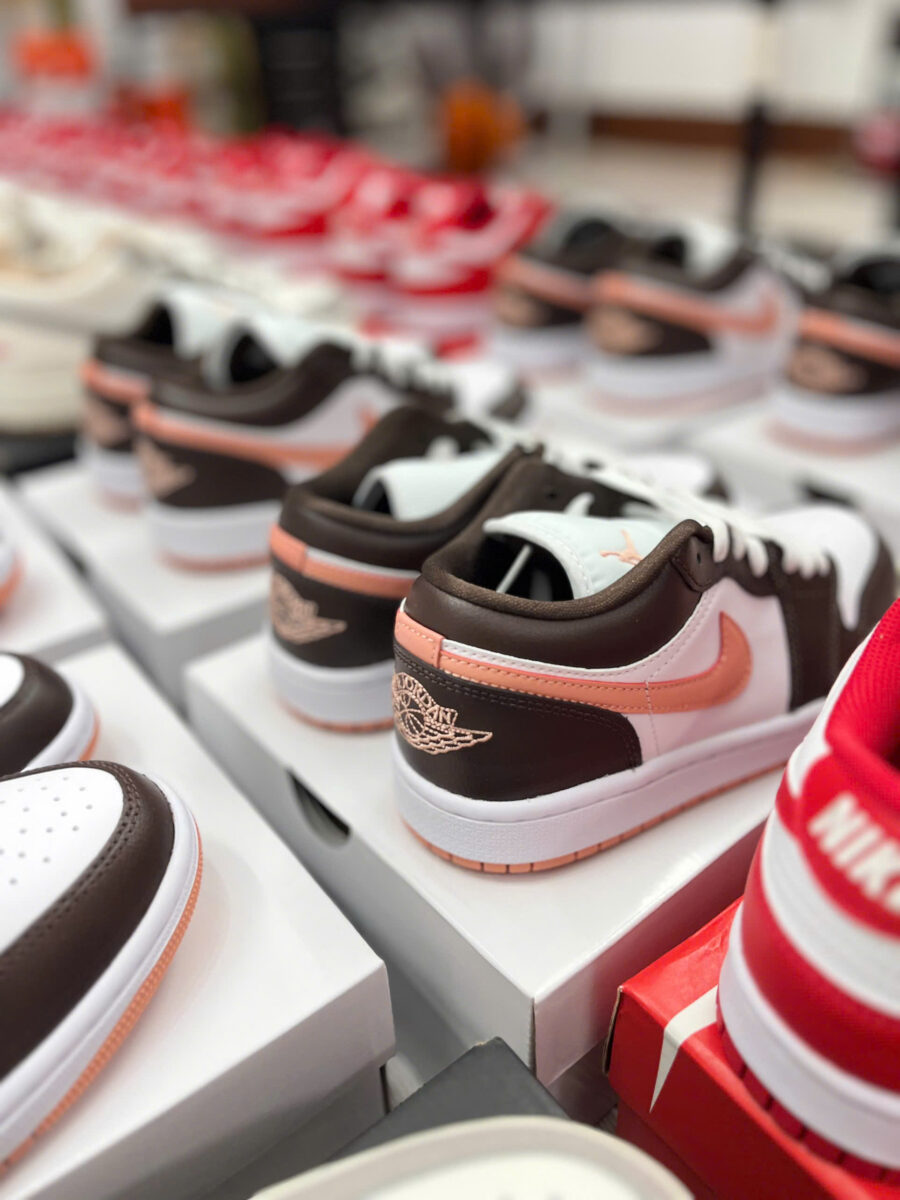 giày air jordan 1 low ‘brown pink’ dc0774-182