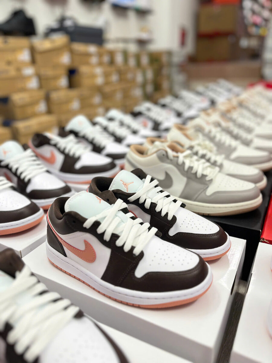 giày air jordan 1 low ‘brown pink’ dc0774-182