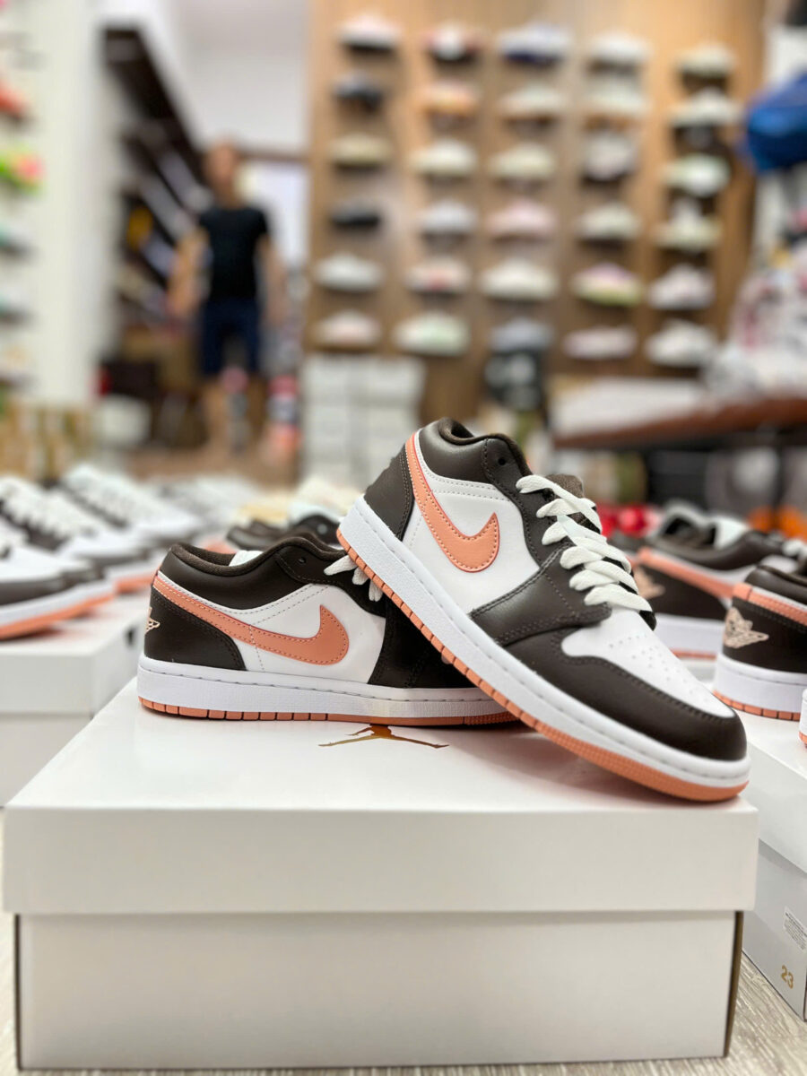 giày air jordan 1 low ‘brown pink’ dc0774-182
