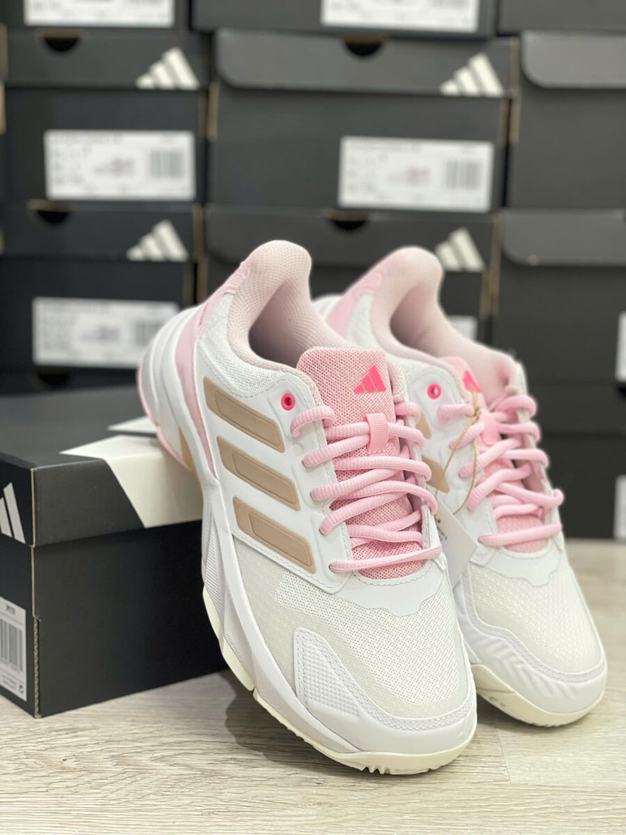 giày tennis/pickleball adidas courtjam control 3 'cloud white' jp9739