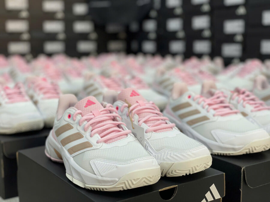 giày tennis/pickleball adidas courtjam control 3 'cloud white' jp9739