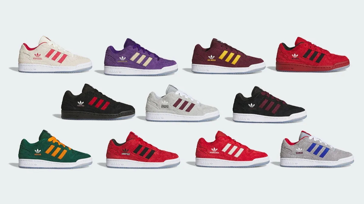 sự trở lại của adidas forum low với 11 phối màu độc đáo