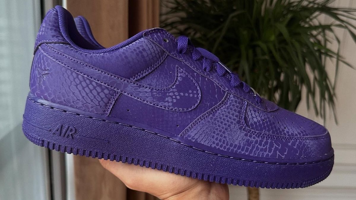 Kobe x Air Force 1 “Court Purple” ra mắt vào mùa lễ này